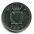 Аверс 10 центов Мальты