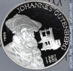 ÐÐ¾Ð½ÐµÑÐ° > 1000Â ÑÑÐ°Ð½ÐºÐ¾Ð², 1999 - ÐÐµÐ½Ð¸Ð½  (ÐÐ¾Ð³Ð°Ð½Ð½ ÐÑÑÐµÐ½Ð±ÐµÑÐ³) - obverse