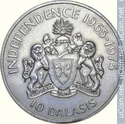 ÐонеÑа > 10 далаÑи, 1975 - ÐÐ°Ð¼Ð±Ð¸Ñ (10 Ð»ÐµÑ ÐезавиÑимоÑÑи) - reverse