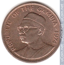 ÐÐ¾Ð½ÐµÑÐ° > 1Â Ð±ÑÑÑÑ, 1974-1985 - ÐÐ°Ð¼Ð±Ð¸Ñ  (Ð¤ÐÐ - ÐÐ´Ð° Ð´Ð»Ñ ÑÐµÐ»Ð¾Ð²ÐµÑÐµÑÑÐ²Ð°) - obverse