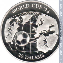 ÐонеÑа > 20 далаÑи, 1994 - ÐÐ°Ð¼Ð±Ð¸Ñ (Ð§ÐµÐ¼Ð¿Ð¸Ð¾Ð½Ð°Ñ Ð¼Ð¸Ñа по ÑÑÑÐ±Ð¾Ð»Ñ 1994) - reverse