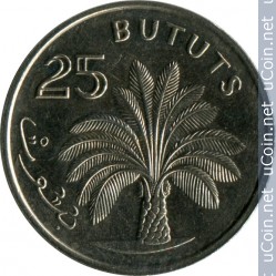 ÐÐ¾Ð½ÐµÑÐ° > 25Â Ð±ÑÑÑÑÐ¾Ð², 1971 - ÐÐ°Ð¼Ð±Ð¸Ñ  - obverse