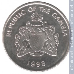 ÐонеÑа > 50 бÑÑÑÑов, 1998 - ÐÐ°Ð¼Ð±Ð¸Ñ - obverse