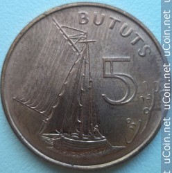 ÐÐ¾Ð½ÐµÑÐ° > 5Â Ð±ÑÑÑÑÐ¾Ð², 1998 - ÐÐ°Ð¼Ð±Ð¸Ñ  - obverse