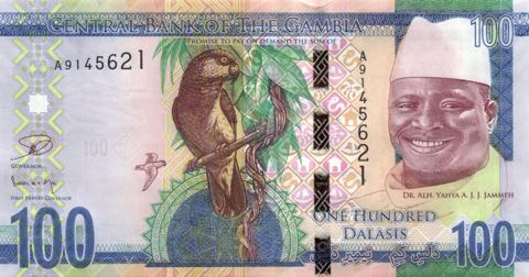 ÐнеÑний вид 100 (ÑÑа) гамбийÑкиÑ
далаÑи (авеÑÑ)