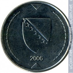 Монета > 1 марка, 2000-2017 - Босния и Герцеговина - reverse