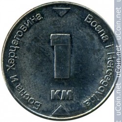 Монета > 1 марка, 2000-2017 - Босния и Герцеговина - obverse