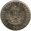20 сентимов Гаити 1991