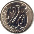 25 сантимов Венесуэла 2007